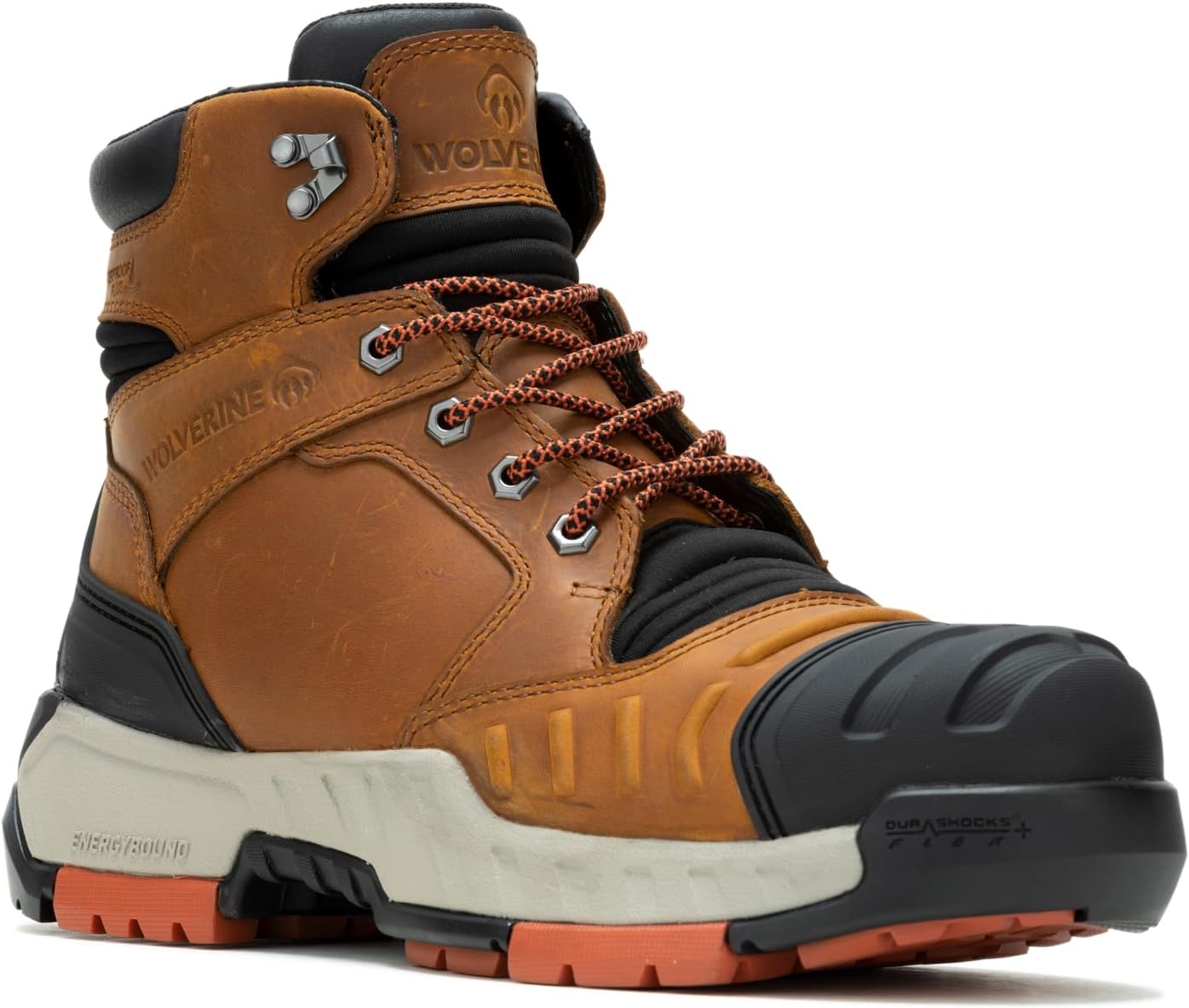 Мужские ботинки Wolverine Durashocks Torque водонепроницаемые Carbonmax 6, Copper — фото 3