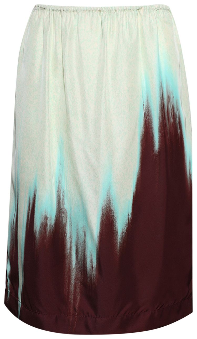 

Юбка Bottega Veneta Degrade Petal Print Skirt 'Burgundy/Mint', красный