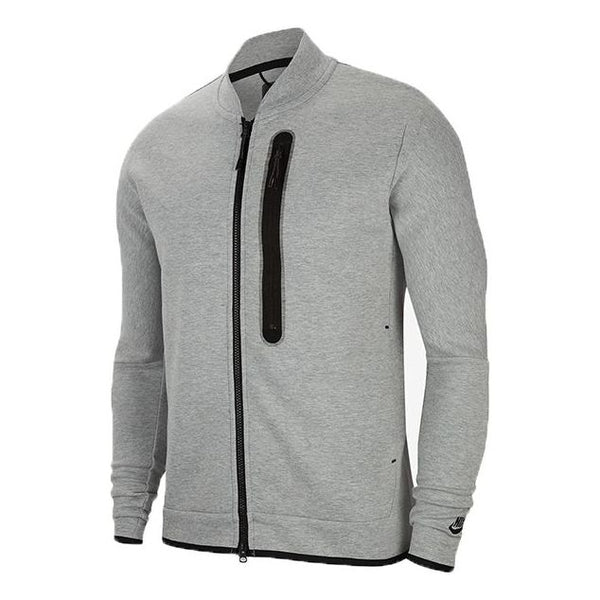 

Куртка Nike Tech Fleece Long Sleeves Stand Collar Jacket Gray, серый