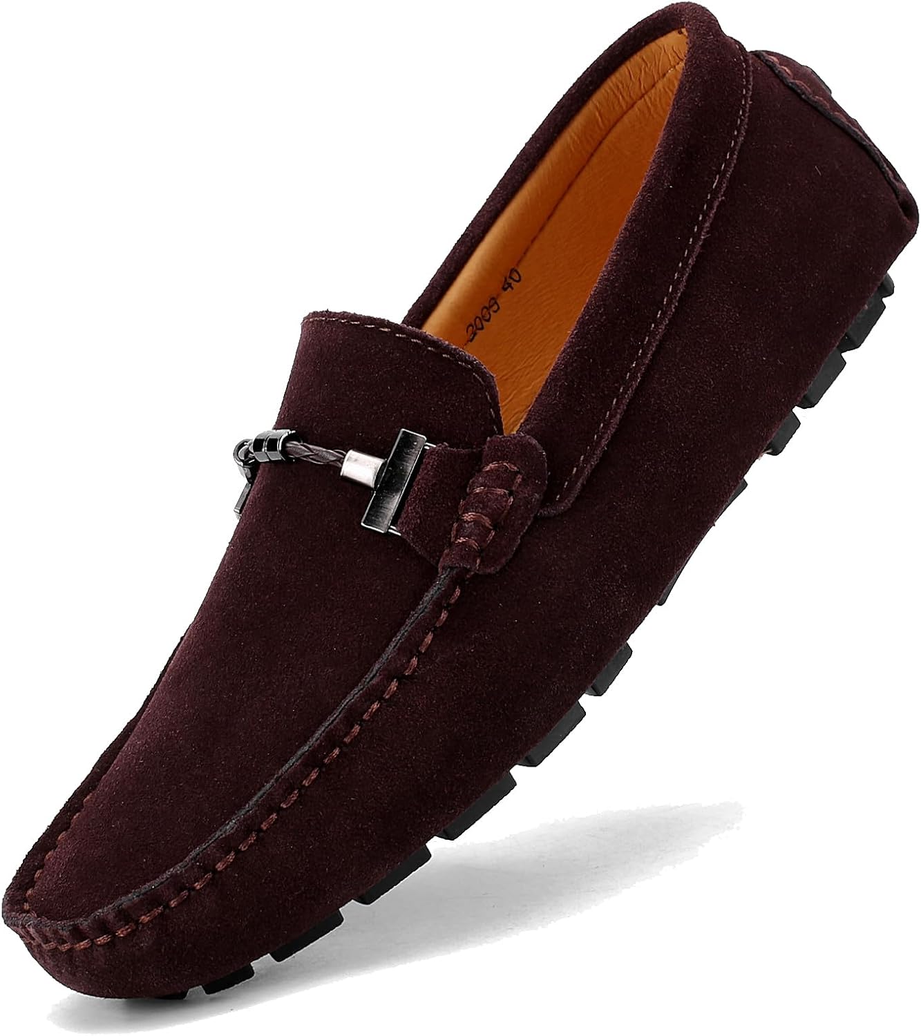 

Мужские лоферы DADAWEN, повседневные слипоны, мокасины, мягкие пенни-лоферы для мужчин, легкие ботинки-лодочки, коричневый