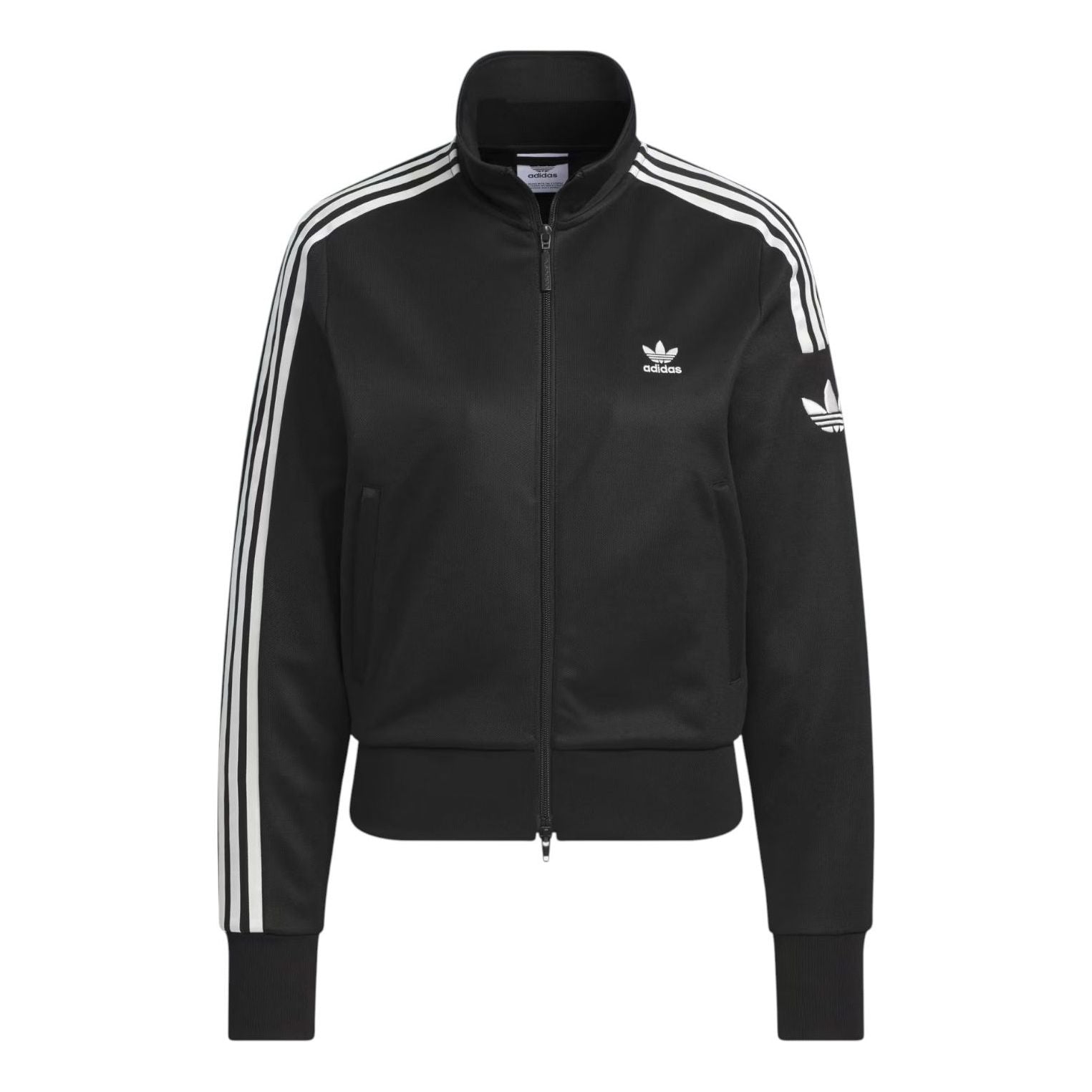 

Куртка (WMNS) adidas Retro Trefoil Sports Jacket 'Black'