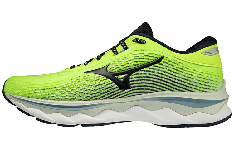 

Кроссовки Wave Sky 5 мужские низкие неоново-желтые Mizuno
