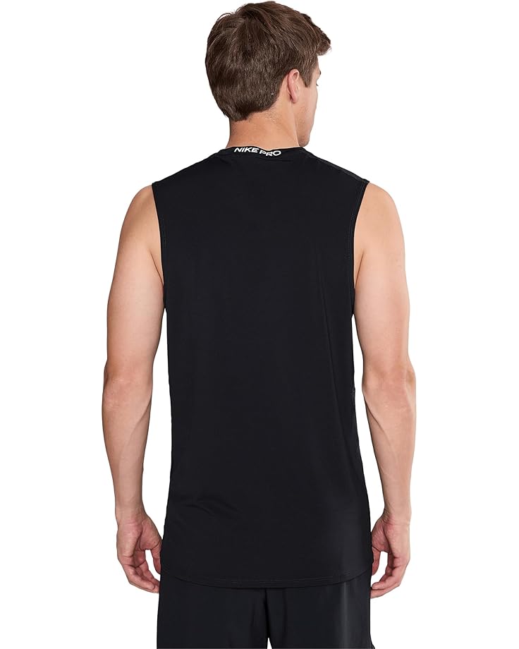 Мужская майка Nike Pro Dri-Fit Slim, Black/White — фото 4