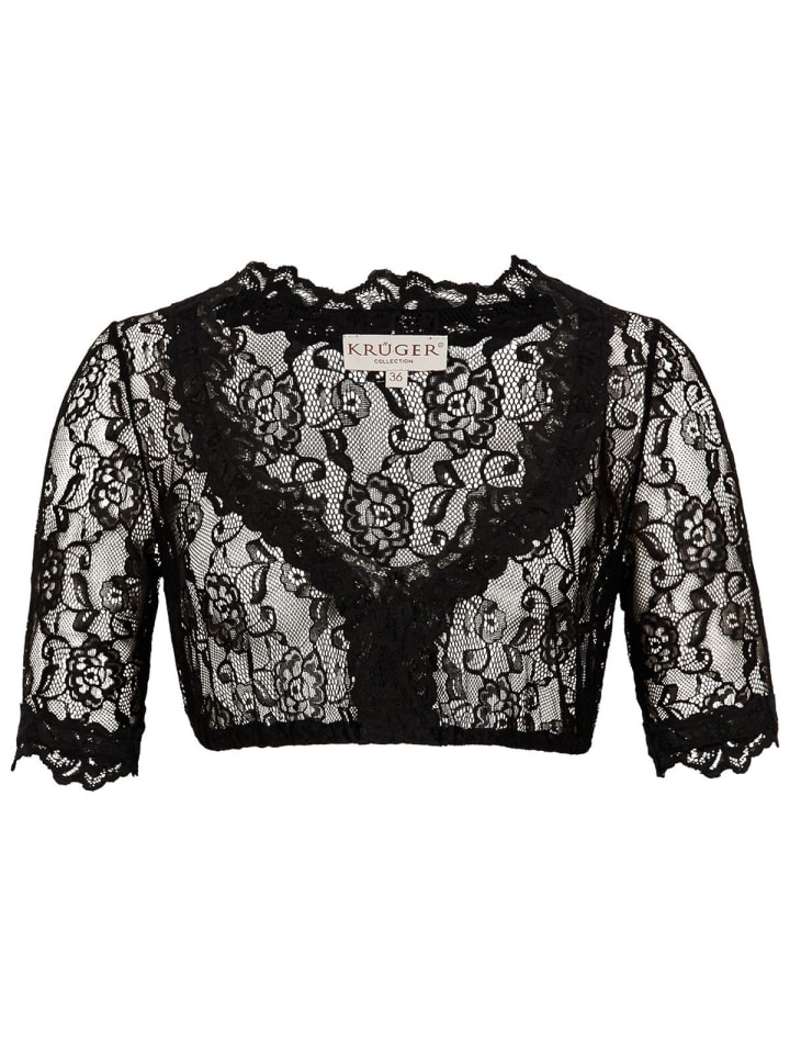 

KRÜGER Блузка для дирндля 20140 черного цвета