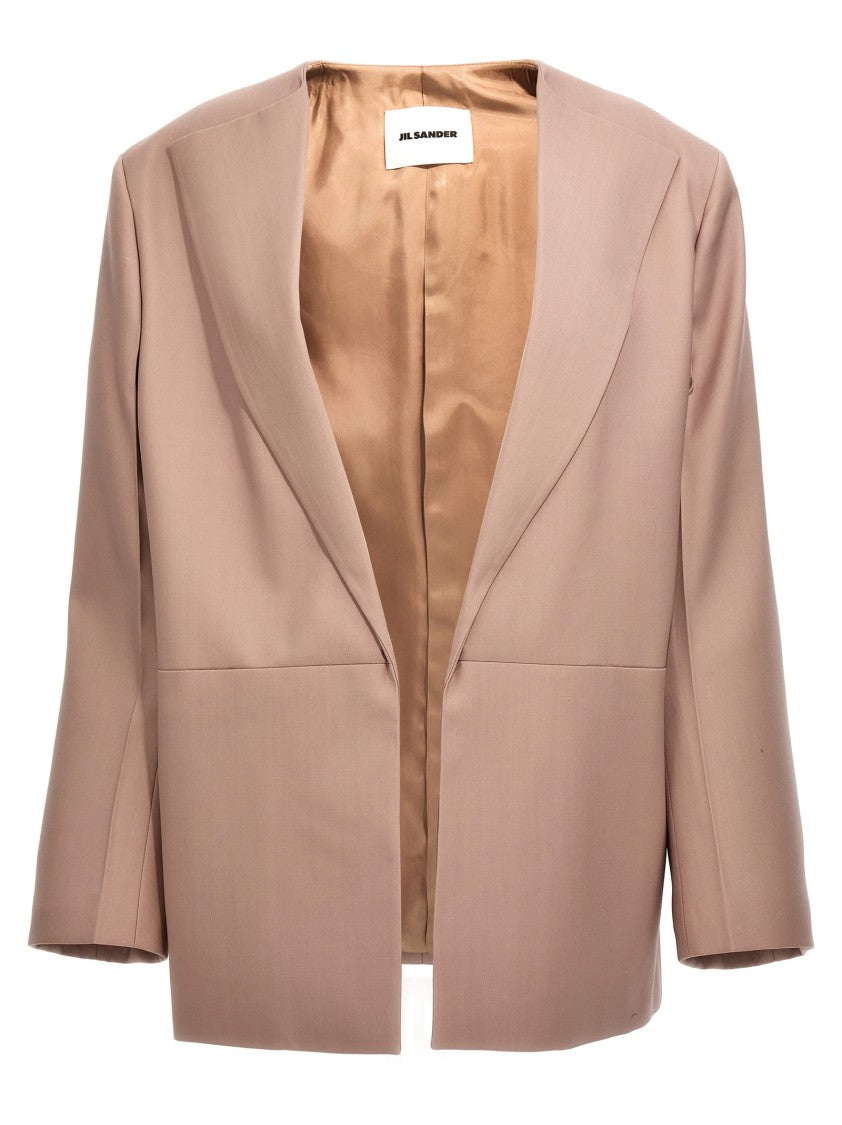 

Однобортный блейзер Jil Sander, розовый