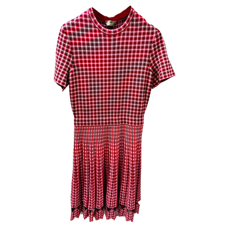 

FENDI Платье с короткими рукавами женское красное