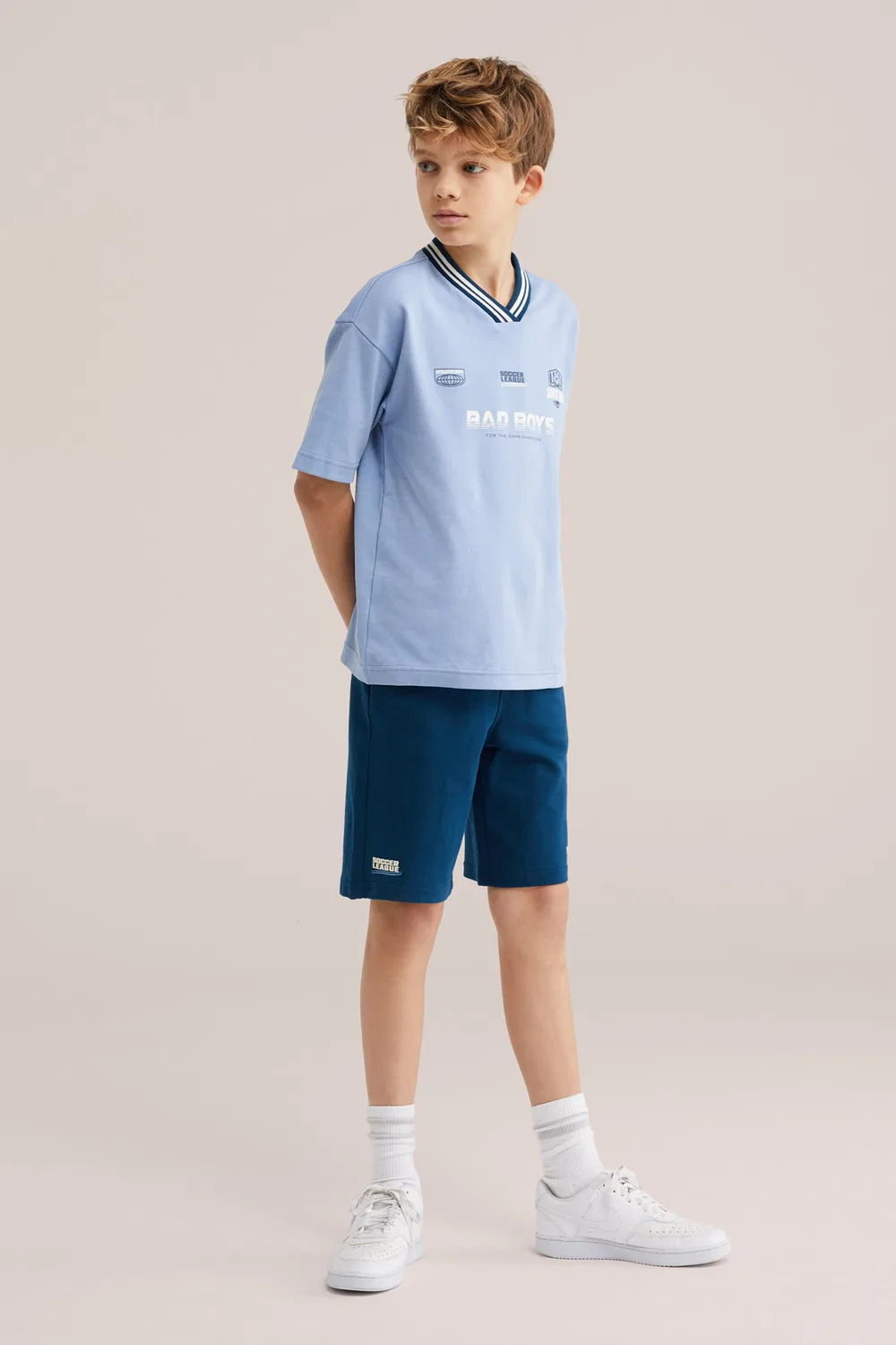 Обычные брюки We Fashion, Dark Blue — фото 4