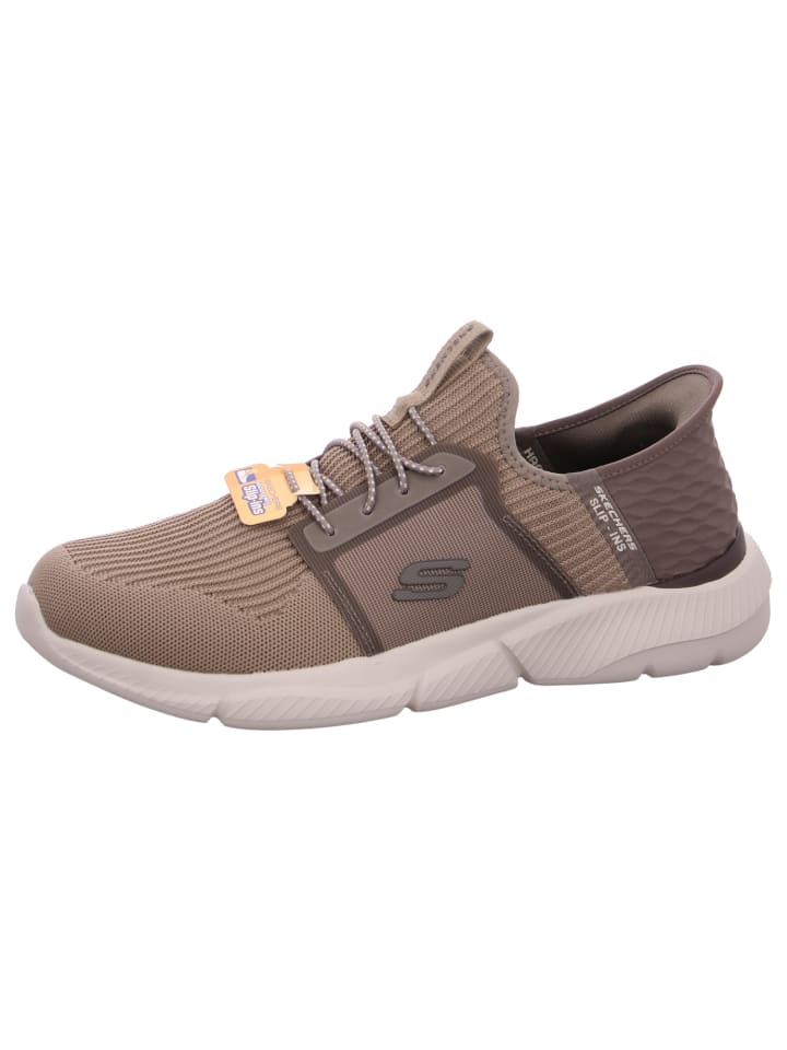 

Кроссовки на шнуровке Skechers, бежевый