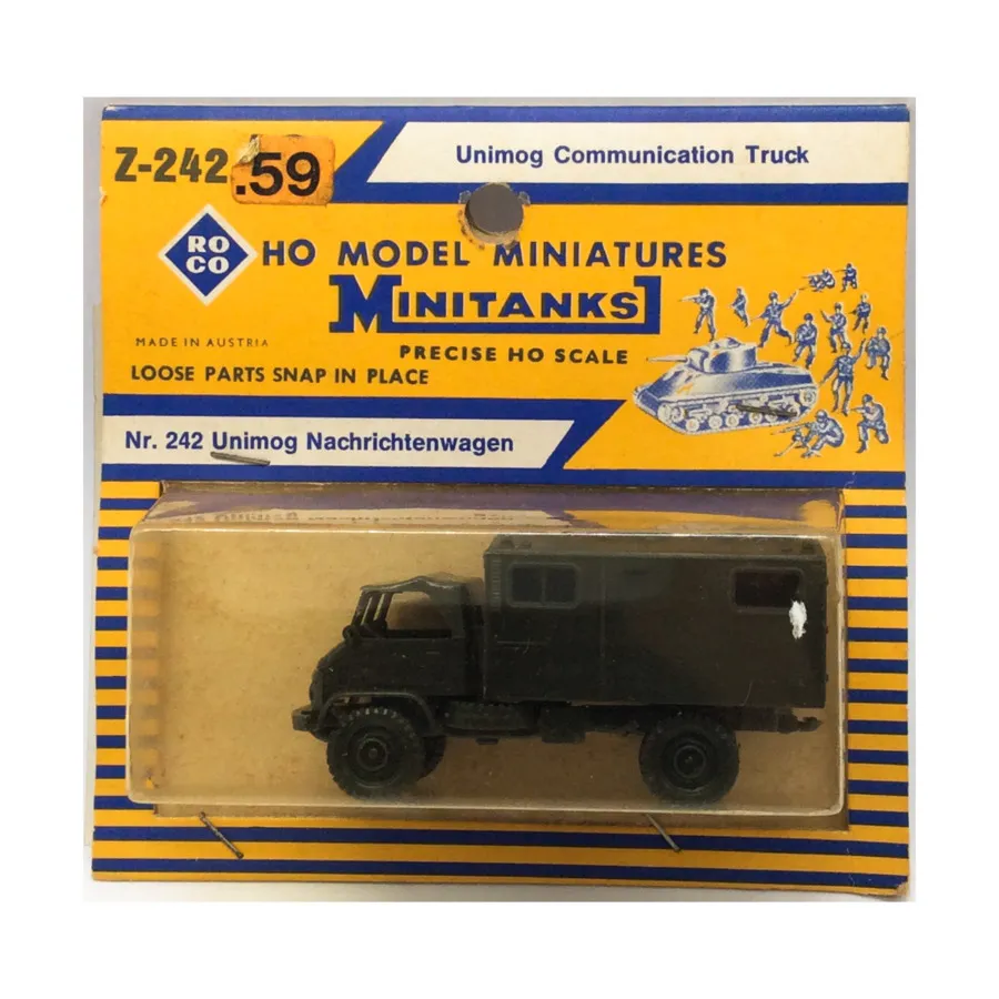 

Коммуникационный грузовик Unimog, Military Miniatures (HO Scale) (Roco Miniatures)