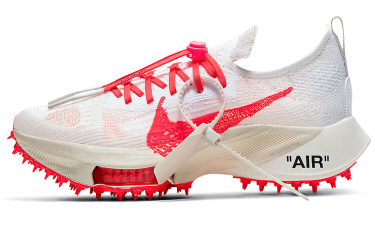 

OFF-WHITE x Nike Air Zoom Tempo Next% Flyknit White Solar Red, Белый, OFF-WHITE x Nike Air Zoom Tempo Next% Flyknit White Solar Red
