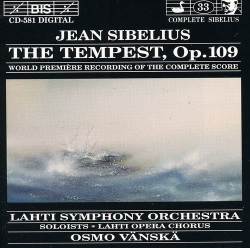 

CD диск Sibelius / Vanska / Lahti Symphony Orchestra: Tempest / World Premiere of Complete Score