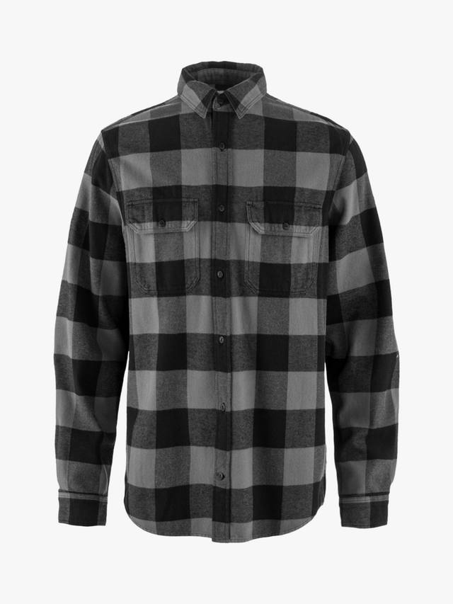 

Ovik Check Хлопковая рубашка Fjällräven, Black/Grey