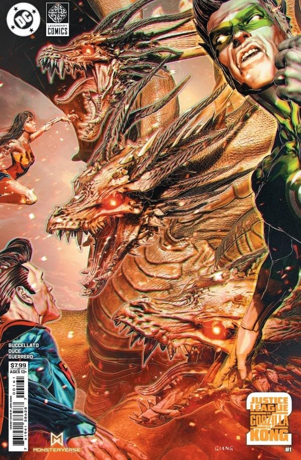 

Justice League vs. Godzilla vs. Kong 2 #1 John Giang Foil Variant Cover with Rated Comics Acrylic Backer (Rated Comics)
