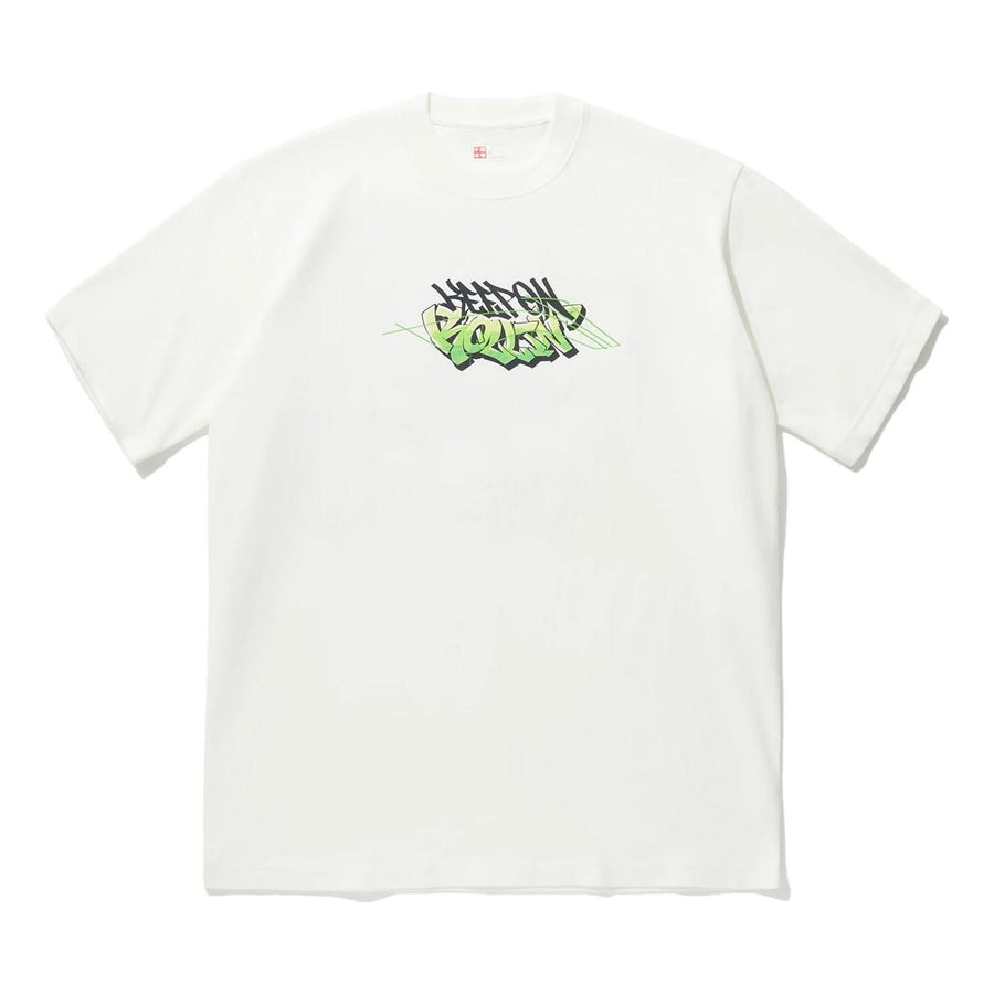

Футболка Li-Ning Keep On Rollin Graphic T-shirt 'White', белый