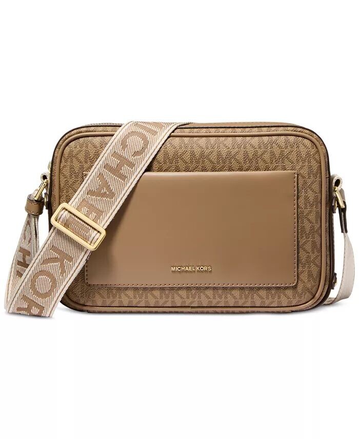 

Сумка-чехол Maeve East West Pocket Crossbody Michael Kors, коричневый/бежевый