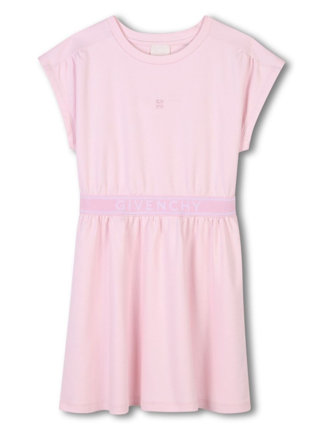 

Платье с пуговицами Givenchy Kids, розовый