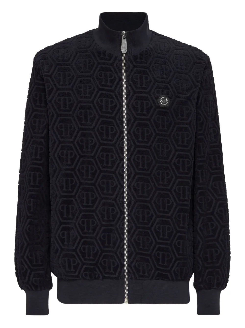 

Куртка на молнии с логотипом Hexagon Philipp Plein, синий