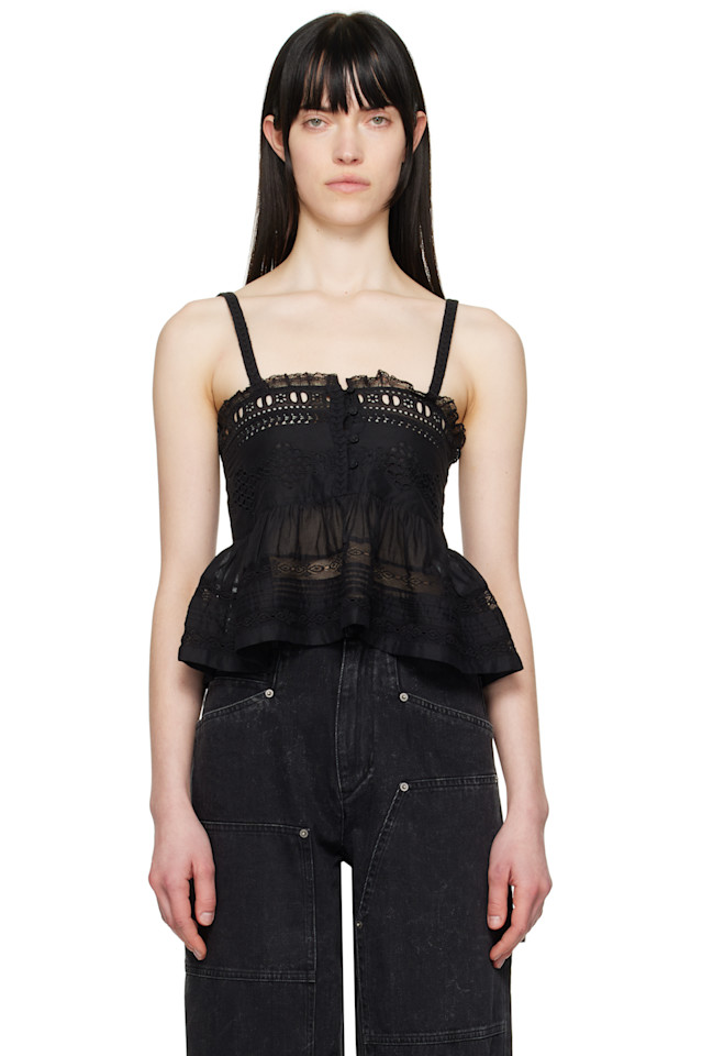 

Топ Denys Isabel Marant Etoile, черный