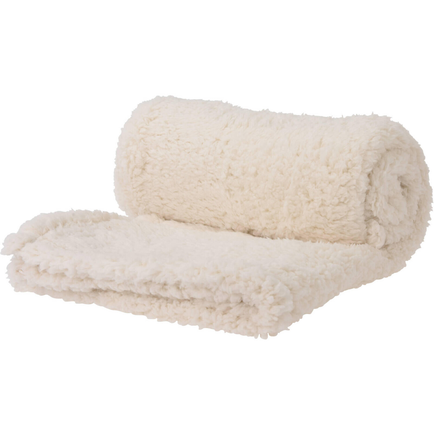 

Уютное одеяло Home Styling Collection, 152x127 см, крем