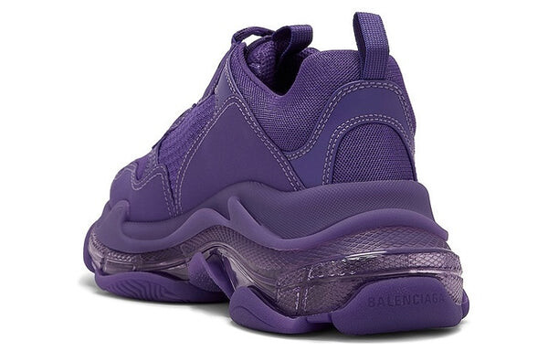 Кроссовки triple s clear sole 'deep purple Balenciaga, фиолетовый — фото 3