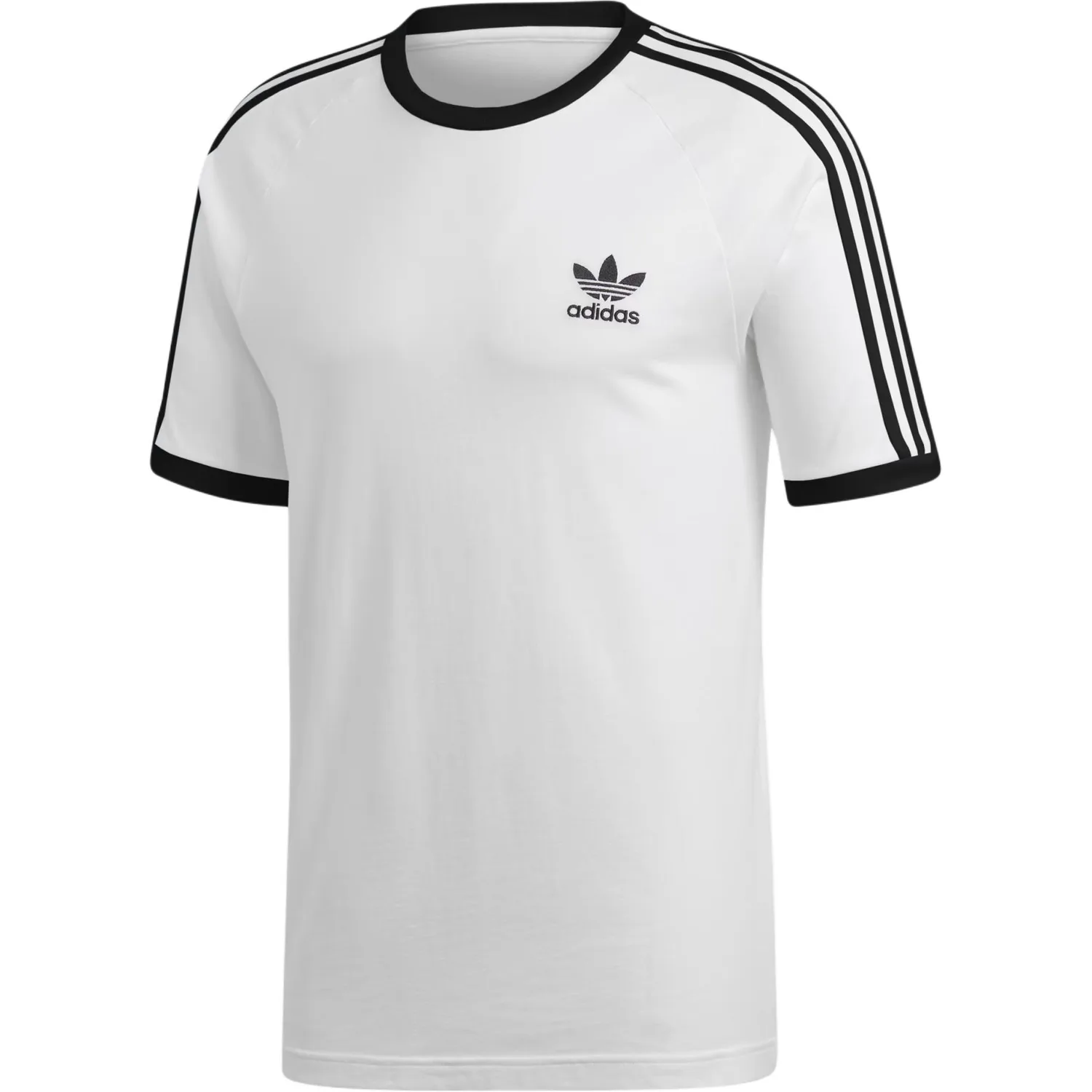 Футболка с тремя полосками Adidas Originals, белый