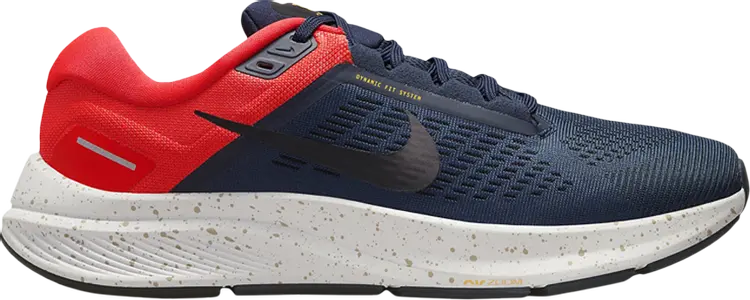 

Кроссовки Air Zoom Structure 24 'Obsidian Bright Crimson', синий