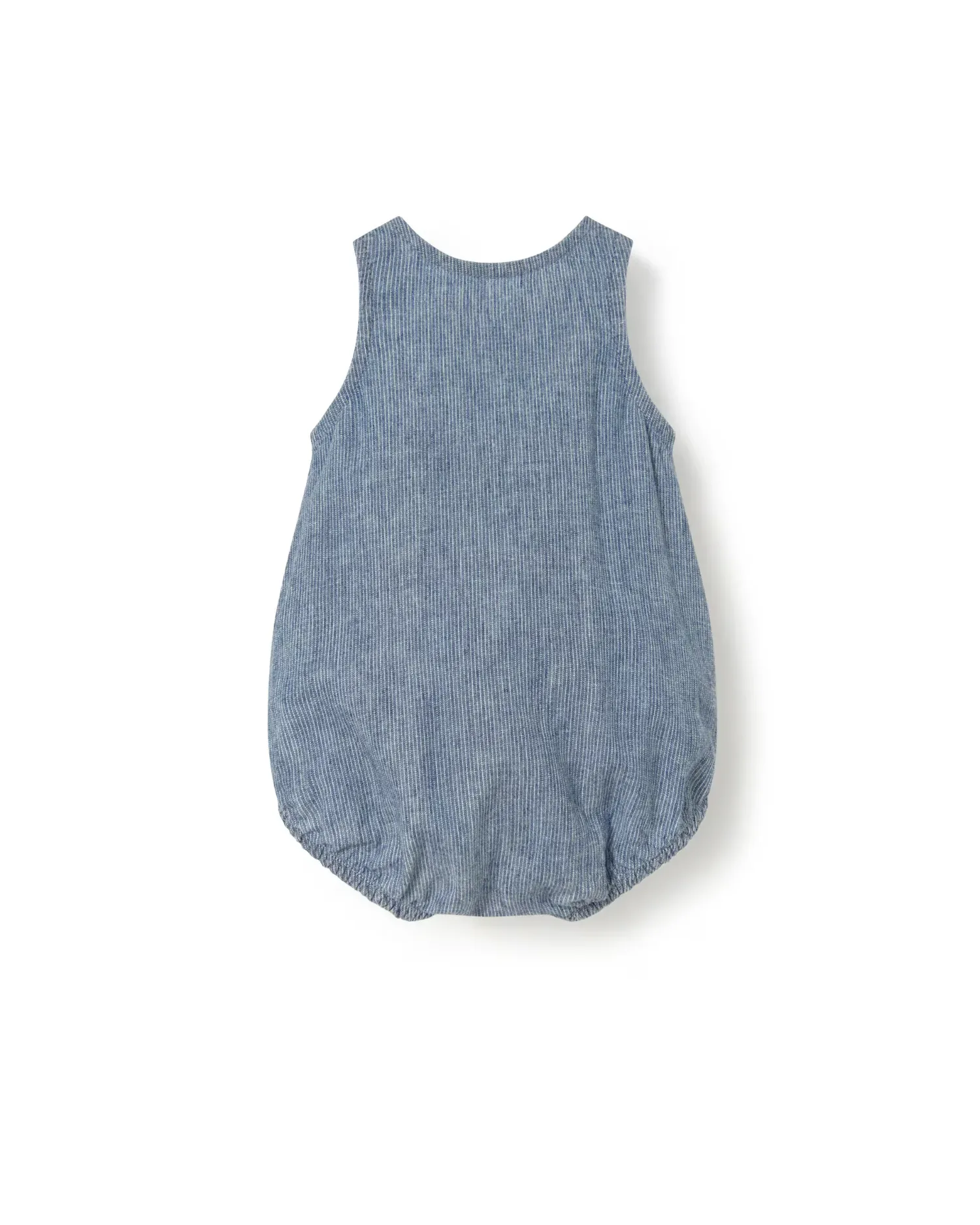 Ползунки для малыша в полоску с медвежонком на груди Tous, Azul Denim — фото 3