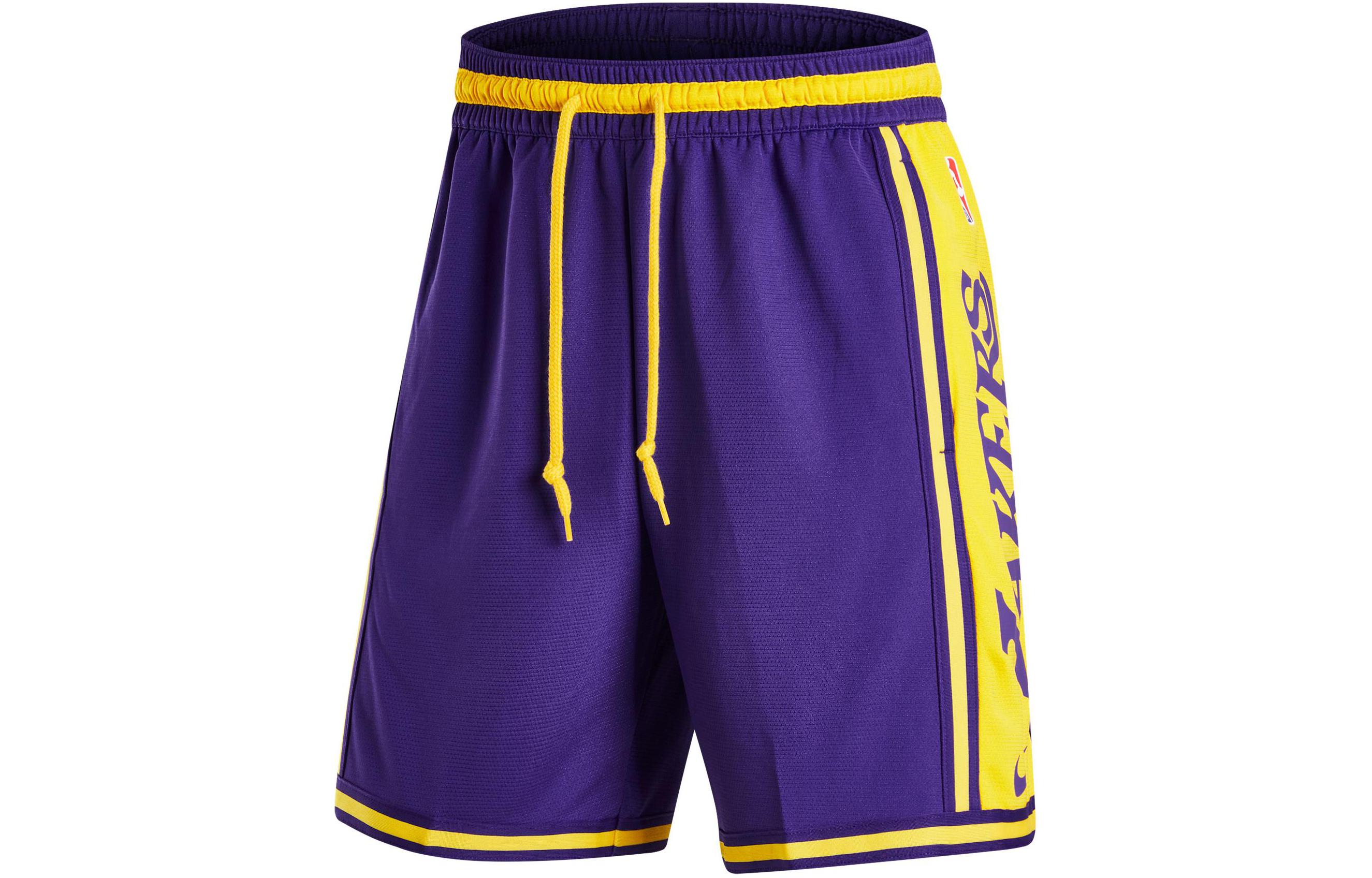 Мужские баскетбольные шорты Nike Global Purple/Amarillo Yellow/Global Purple — фото 2