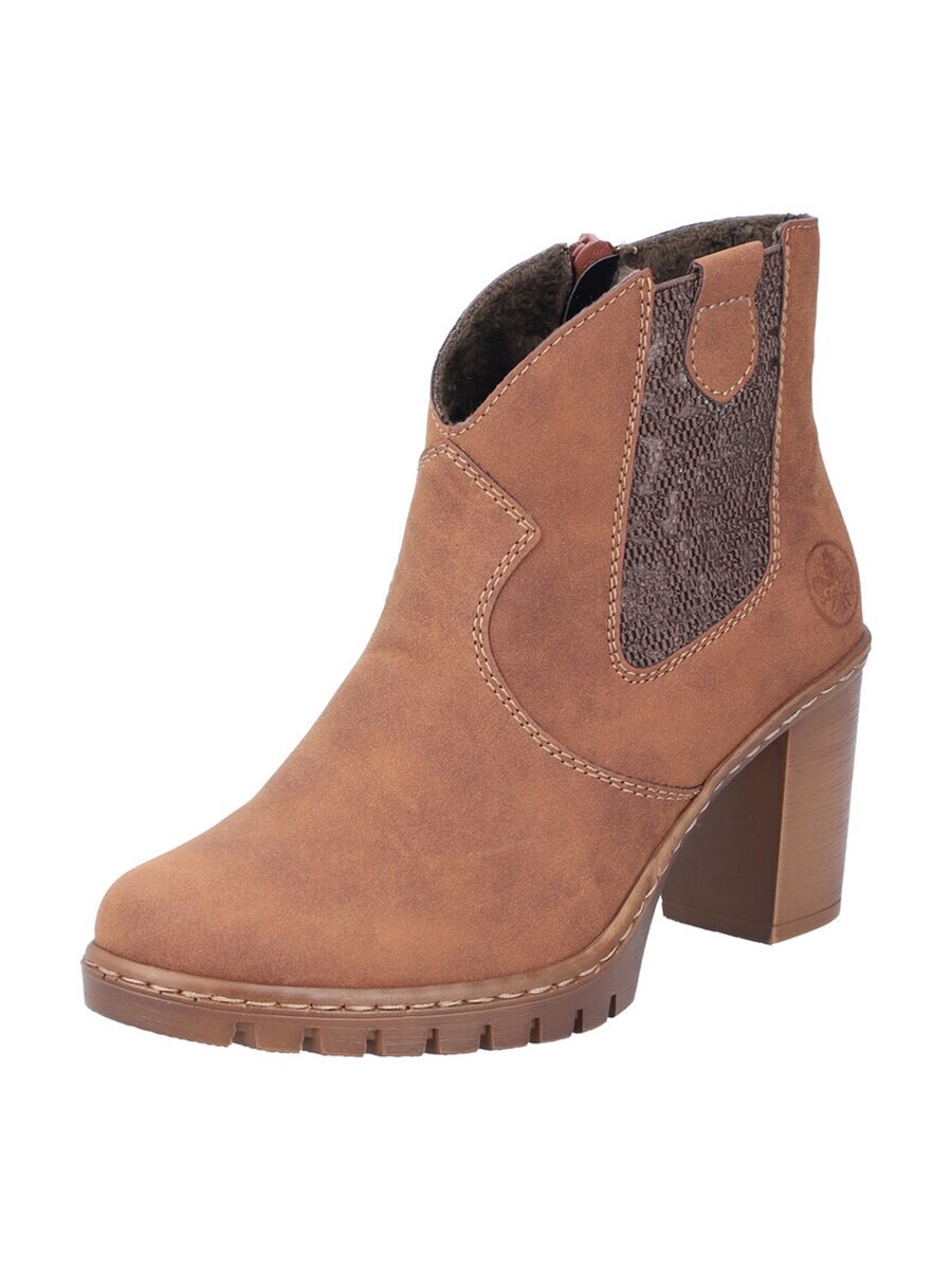 Ботильоны на каблуке Rieker Booties, цвет brown/chocolate