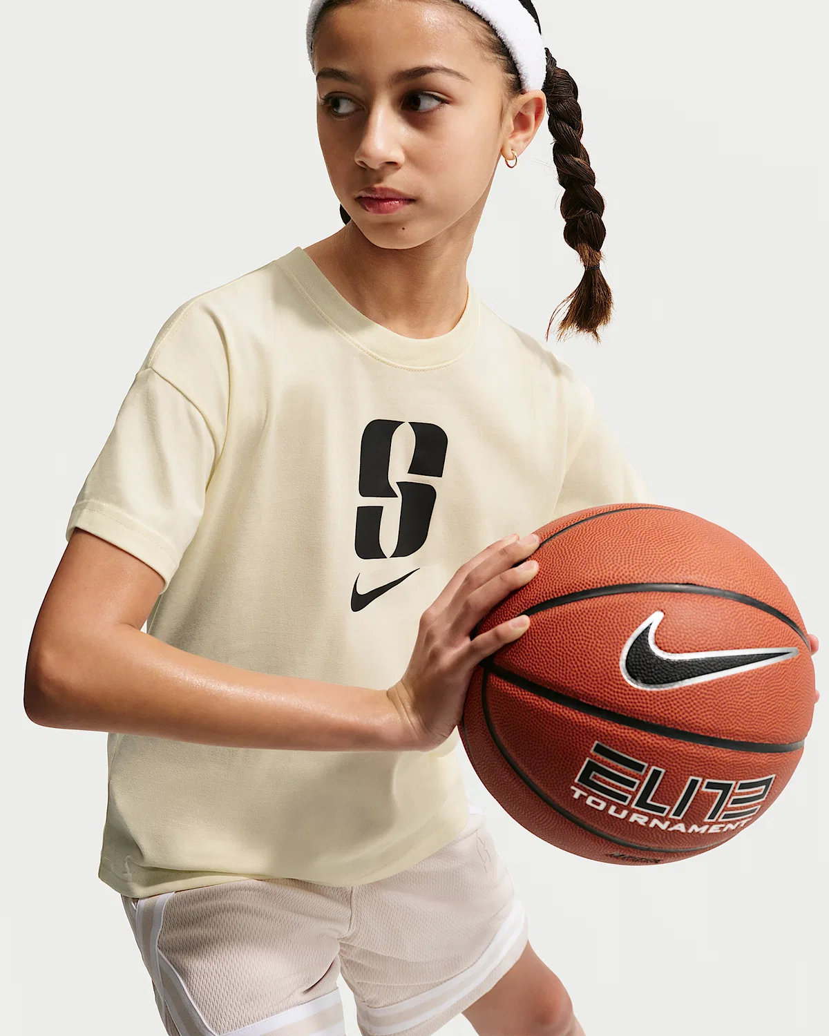Детская футболка Dri-FIT Max90 Sabrina, Coconut Milk — фото 3