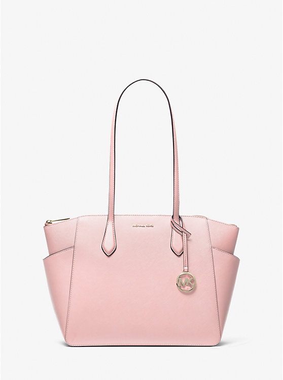 

Сумка-Шоппер Marilyn среднего размера из сафьяновой кожи Michael Kors, красный