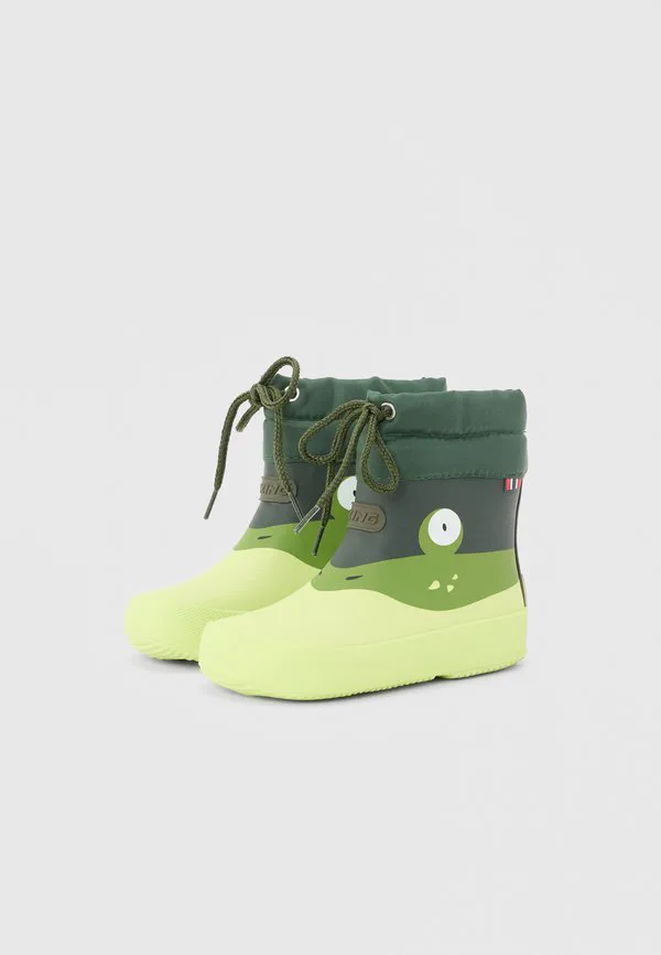 Резиновые сапоги alv с отпечатком лапы, унисекс Viking, Light Green/Green — фото 2