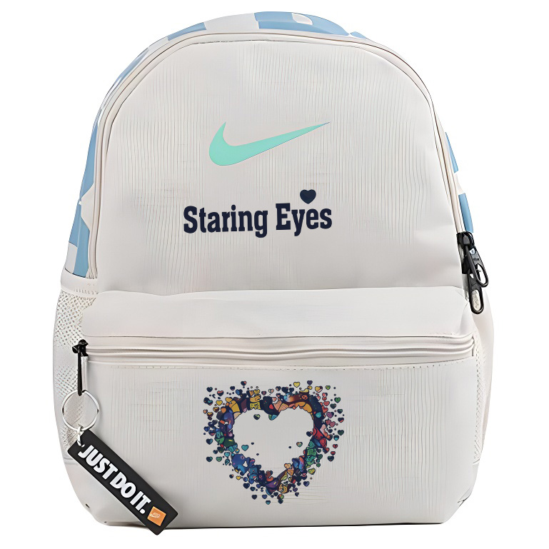 

Nike Тканевый рюкзак женский серо-белый, Gemstone Heart