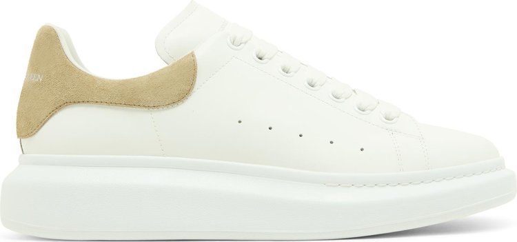 

Кроссовки Alexander McQueen Oversized Sneaker 'White Beige', белый, Белый;серый, Кроссовки Alexander McQueen Oversized Sneaker 'White Beige', белый