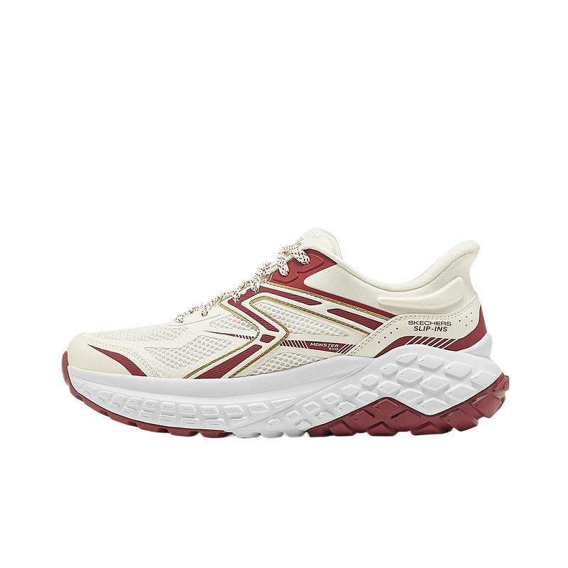

Skechers СПОРТИВНЫЕ МУЖСКИЕ влагоотводящие износостойкие низкие массивные кроссовки мужские белые красные