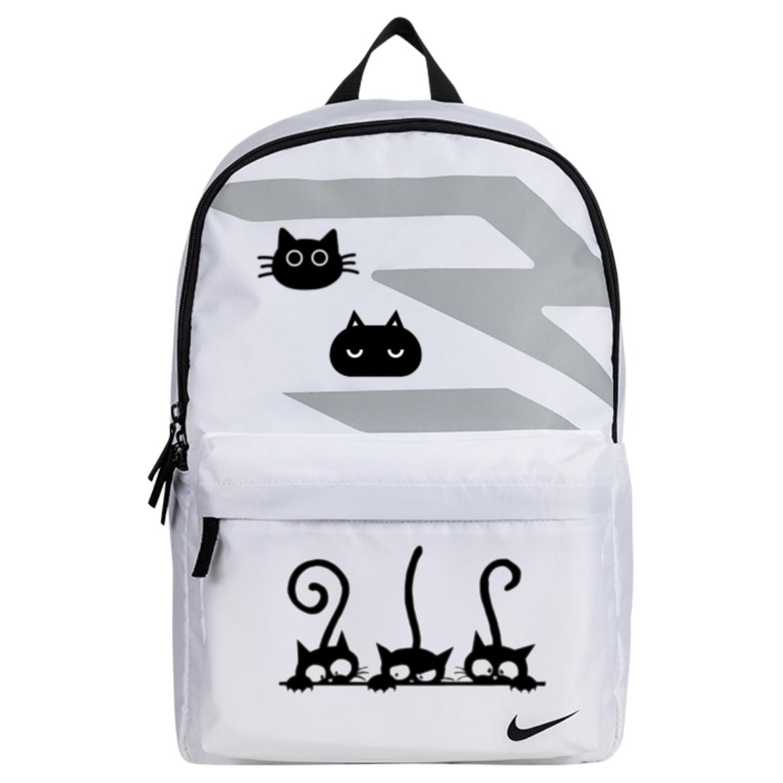 

Nike Полиэстеровый рюкзак унисекс белый, Three Kittens