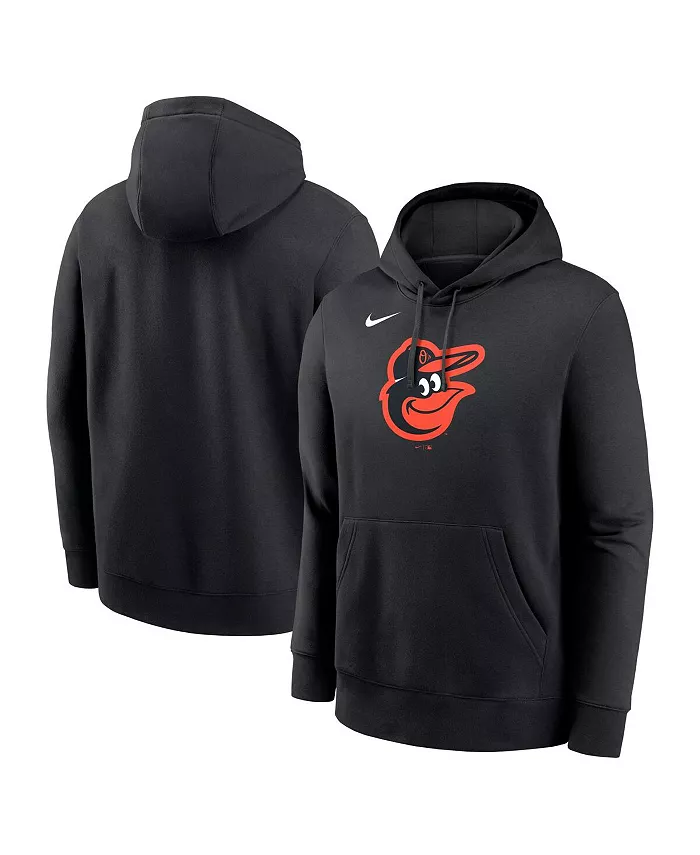 

Мужской черный худи с логотипом Baltimore Orioles Club Fleece Nike