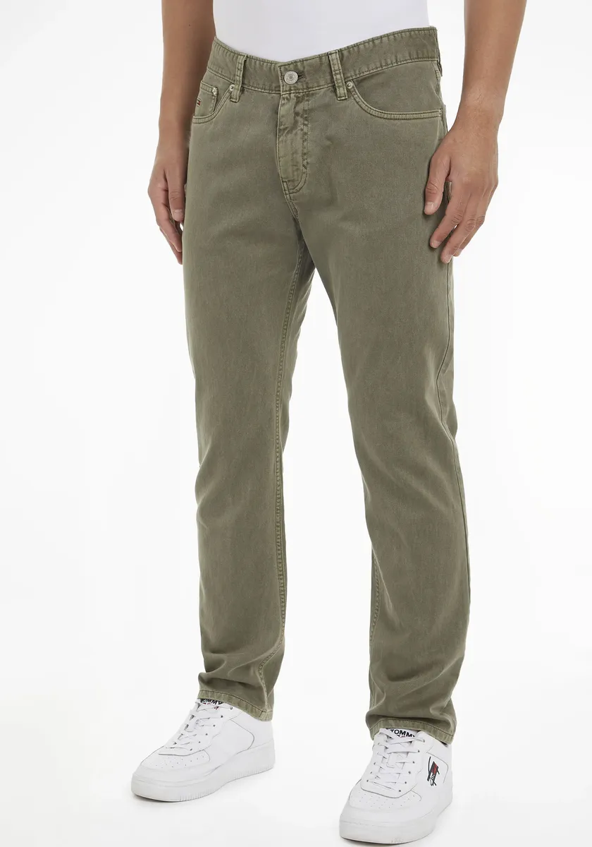 

Брюки с 5 карманами Tommy Jeans "TJM RYAN GARMENT DYE PANT", зеленый