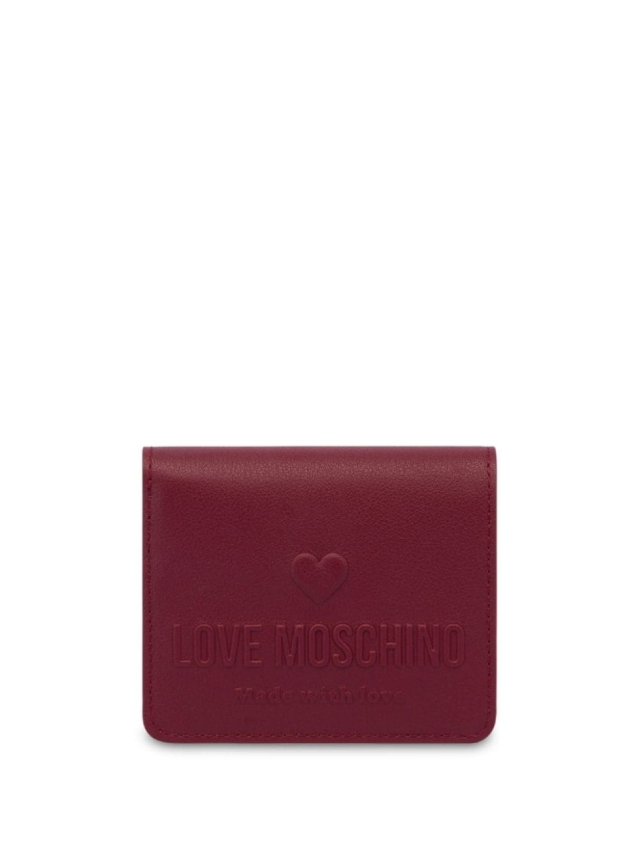 

Love Moschino бумажник с тисненым логотипом, красный