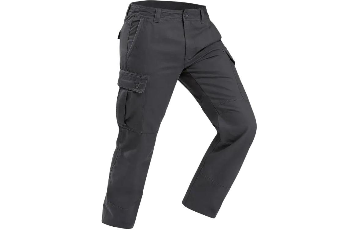 

Карго штаны мужские угольно-серые DECATHLON