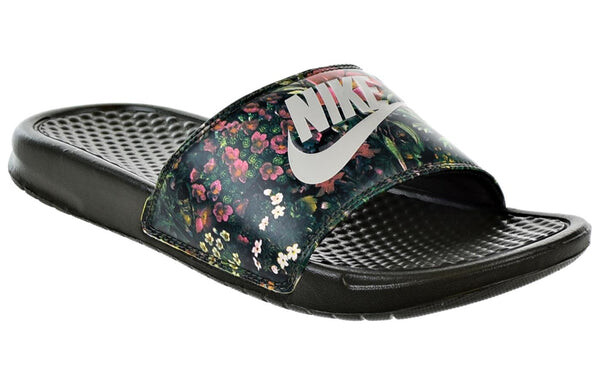 Тапочки benassi print 'just do it' Nike, хаки — фото 3