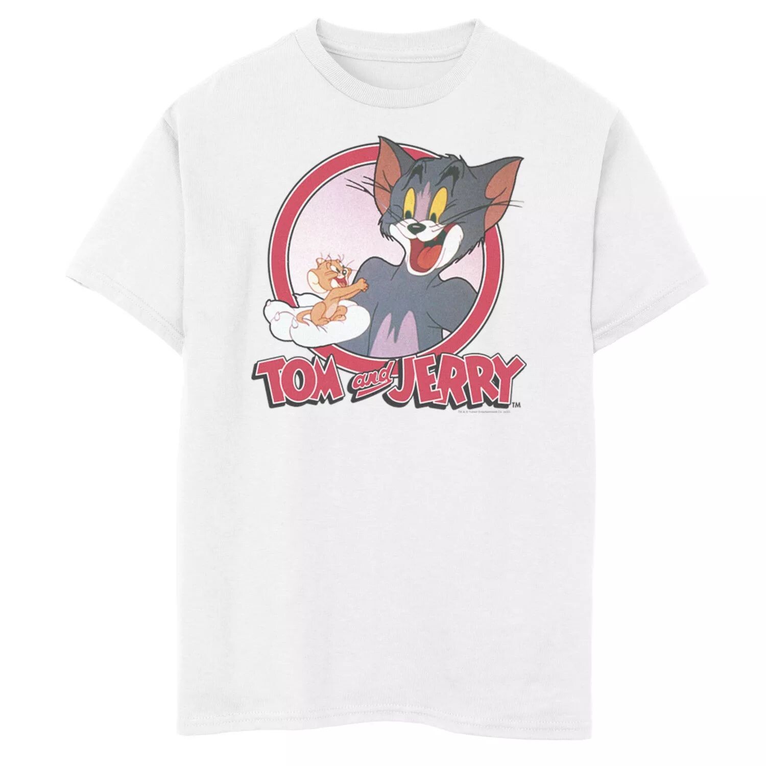 

Футболка Tom & Jerry с портретом в стиле ретро для мальчиков 8–20 лет Licensed Character