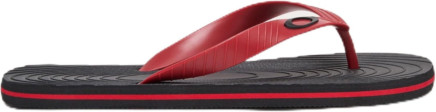 

Шлепанцы Oakley Catalina унисекс для взрослых, черный/красный