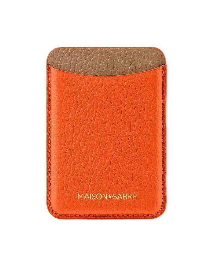 

Кожаный кошелёк MagSafe MAISON de SABRÉ, оранжевый