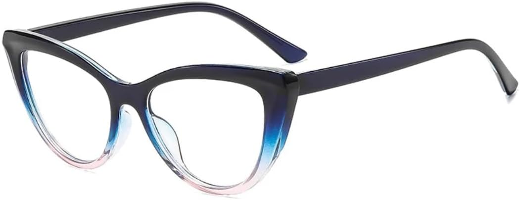 

Солнцезащитные очки с защитой от УФ-излучения UV400 | Оправа «кошачий глаз», прозрачная | для женщин и мужчин, для занятий спортом на открытом воздухе и вождения DSVIGF, Bluepink