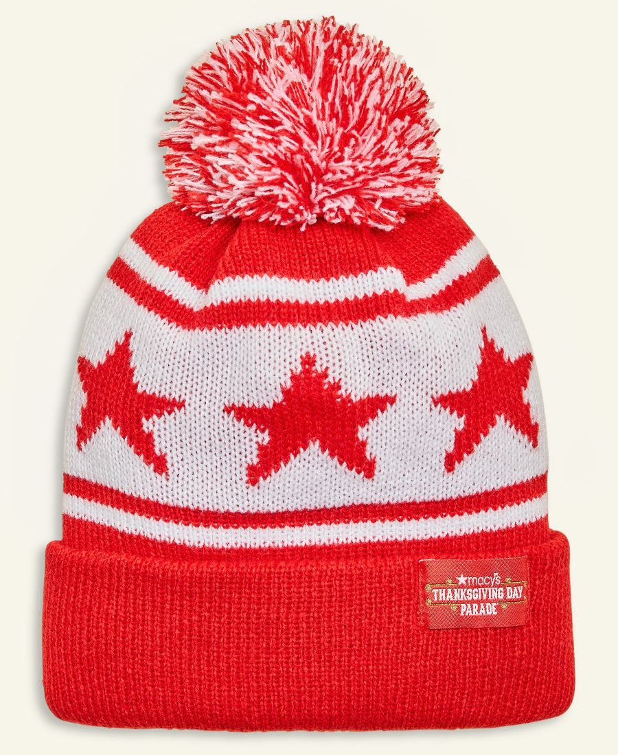 

Шапка-бини с символикой парада в День благодарения 2025 года, эксклюзивно от Macy's Macy's, Red