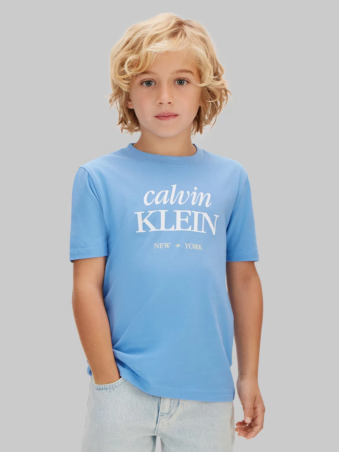 Рубашка Calvin Klein Jeans синего цвета — фото 2