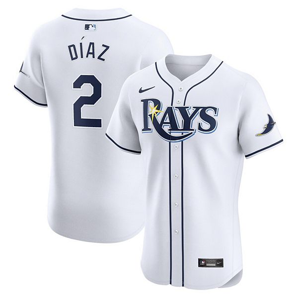 

Мужская белая футболка Tampa Bay Rays Home Elite Player Jersey Nike
