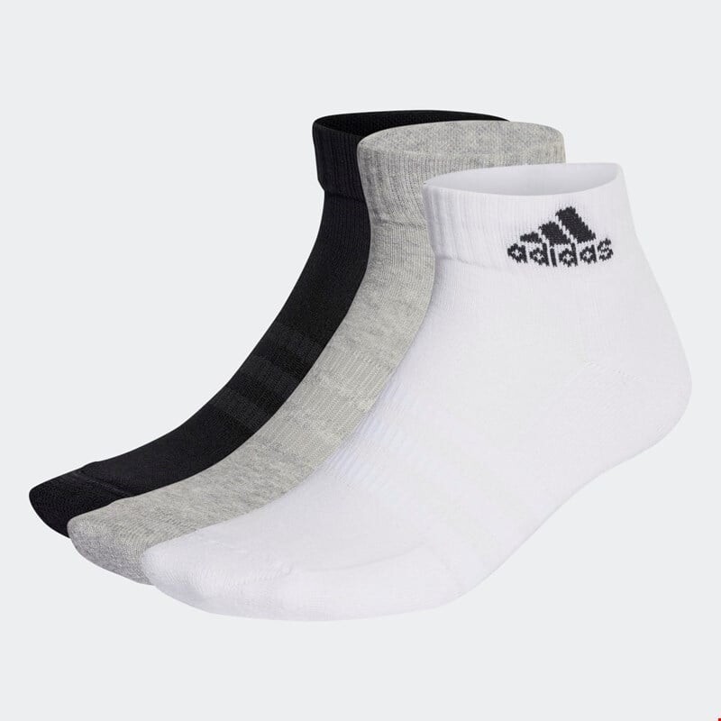 

Носки спортивные с амортизацией щиколотки, 3 пары Adidas, мультиколор