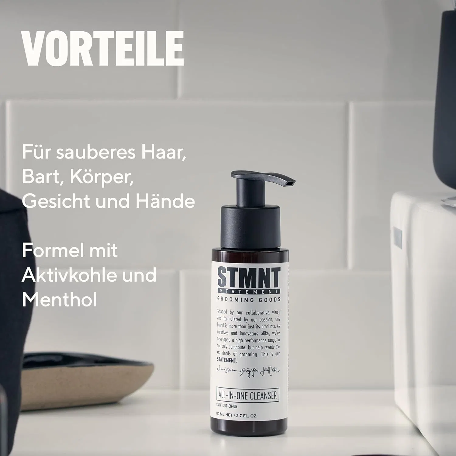 Очищающее средство «All-In-One Cleanser» от STMNT STATEMENT GROOMING GOODS Stmnt — фото 3